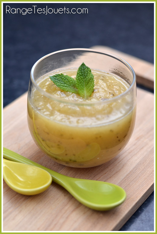 Le plein de vitamines avec une compote Pomme Kiwi [Recette] Range