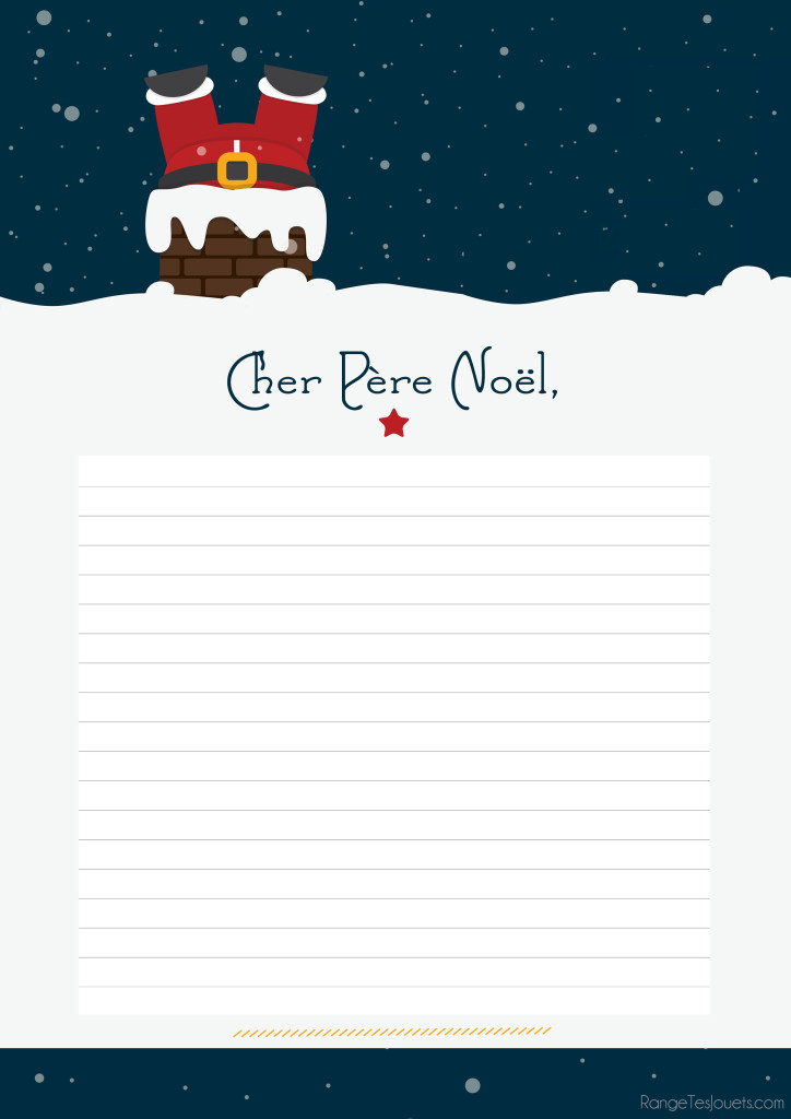 Cher Père Noël,… [Printable] Range tes jouets